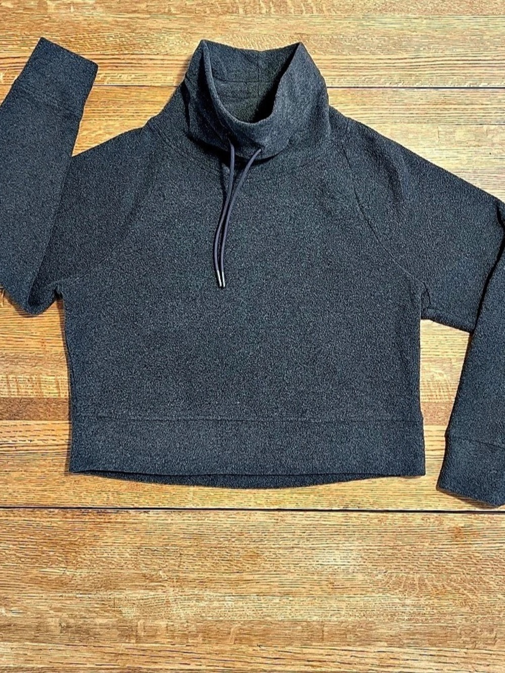 Old Navy Active MicroFleece Dark Heather Pullover Top Medium